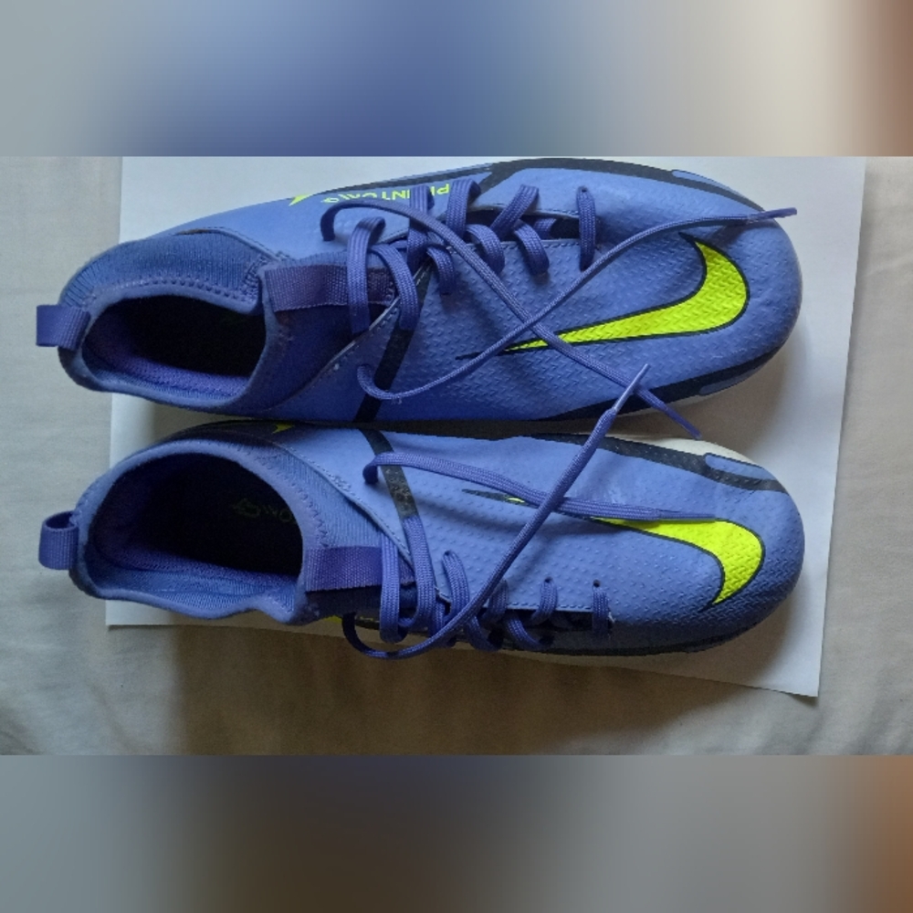 Kids Purple and Yellow Athletic Shoes